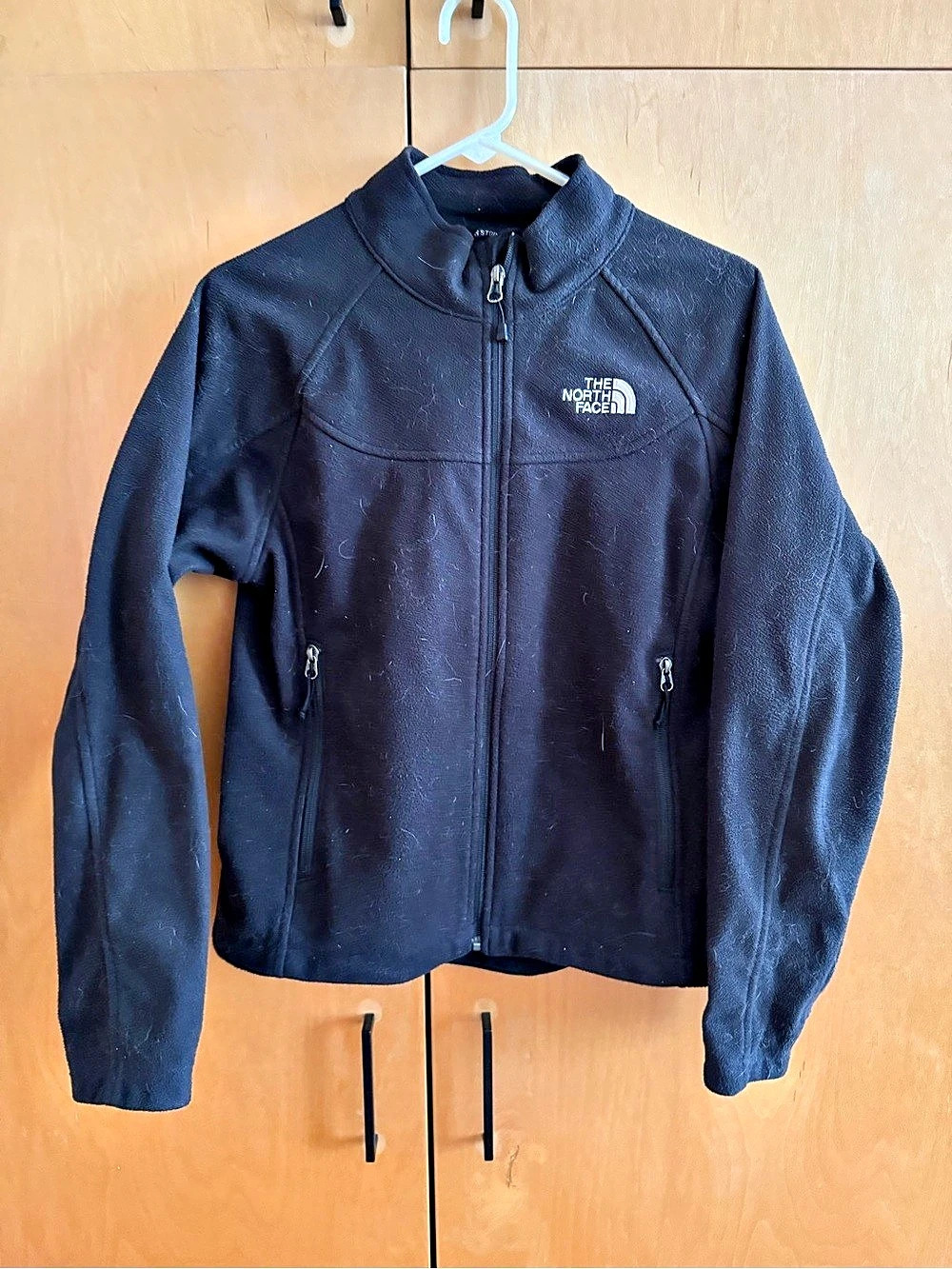 The North Face Black Fleece Jacket Size Medium